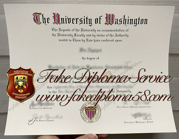 University of Washington diploma