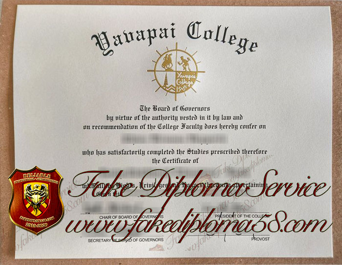 Yavapai College diploma